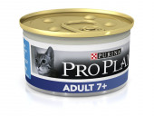 Влажный корм Purina Pro Plan для кошек страше 7 лет, тунец, банка, 85 г