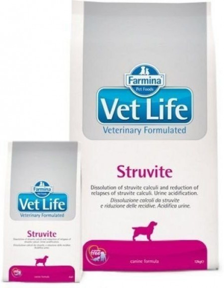 Ветеринарный корм Farmina Vet Life Dog Struvite для собак при струвитах 2кг