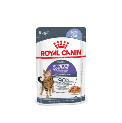 Влажный корм Royal Canin для кошек Appetite Control Care мелкие кусочки в желе 85 г