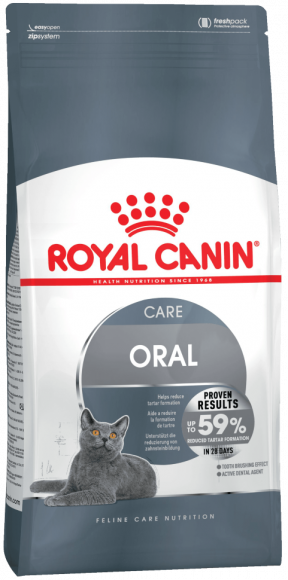 Корм Royal Canin для кошек для профилактики образования зубного налета и зубного камня Oral Care 1,5кг