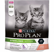 Корм Purina Pro Plan для стерилизованных котят, Лосось 400гр Корм Purina Pro Plan для стерилизованных котят, Лосось 400гр