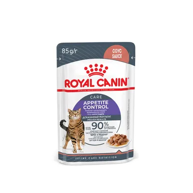Влажный корм Royal Canin для кошек Appetite Control Care мелкие кусочки в соусе 85 г