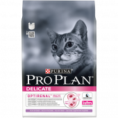 Корм Purina Pro Plan Delicate для кошек с чувствительным пищеварением, индейка, 3 кг Корм Purina Pro Plan Delicate для кошек с чувствительным пищеварением, индейка, 3 кг