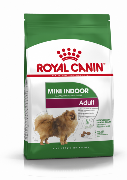 Корм Royal Canin для собак малых пород, живущих преимущественно в домашних условиях Mini Indor Adult 500гр