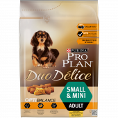 Корм Purina Pro Plan Duo Delice для взрослых собак мелких и карликовых пород, курица, 2,5 кг Корм Purina Pro Plan Duo Delice для взрослых собак мелких и карликовых пород, курица, 2,5 кг