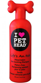 Pet Head Life`s an itch Шампунь арбузный Жизнь без зуда! для собак с сухой шерстью и раздраженной кожей с овсянкой, алоэ вера, без сульфатов и парабенов 476мл Pet Head Life`s an itch Шампунь арбузный Жизнь без зуда! для собак с сухой шерстью и раздраженной кожей с овсянкой, алоэ вера, без сульфатов и парабенов 476мл