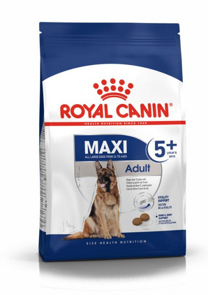 Корм Royal Canin для собак крупных размеров старше 5 лет Maxi Adult 5+ 4кг