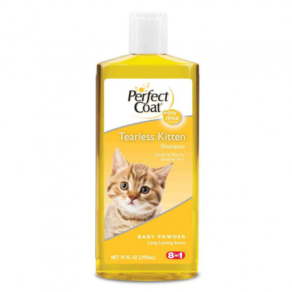 Шампунь для котят без слез с ароматом детской присыпки PC Tearless Kitten 8in1 295мл
