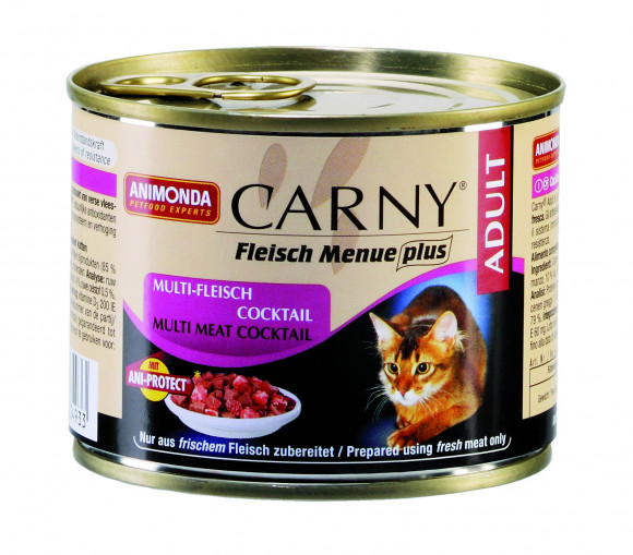 Консервы Animonda Carny Adult для кошек коктейль из разных сортов мяса 200гр