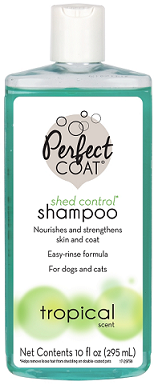 Шампунь для кошек и собак PC Shed Control&Hairball против линьки и колтунов с тропическим ароматом 8in1 295мл