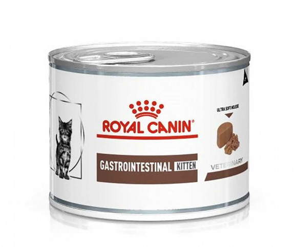 Ветеринарный влажный корм Royal Canin для котят Gastro Intestinal Kitten 195гр