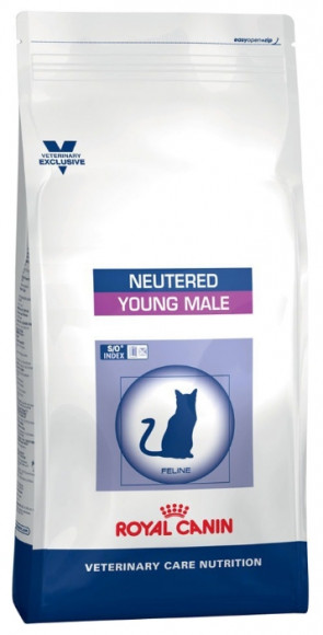 Ветеринарный корм Royal Canin для кастрированных котов Neutered Young Male 1,5кг