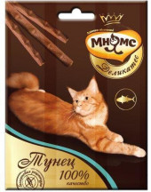 Мнямс Деликатес лакомые палочки 9 см для кошек с тунцом 3*4гр Мнямс Деликатес лакомые палочки 9 см для кошек с тунцом 3*4гр